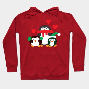 Winter Penguins Hoodie